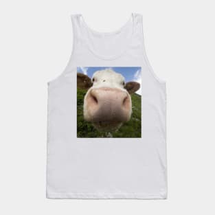 Funny Cow Big Nose Humor Gift Tank Top